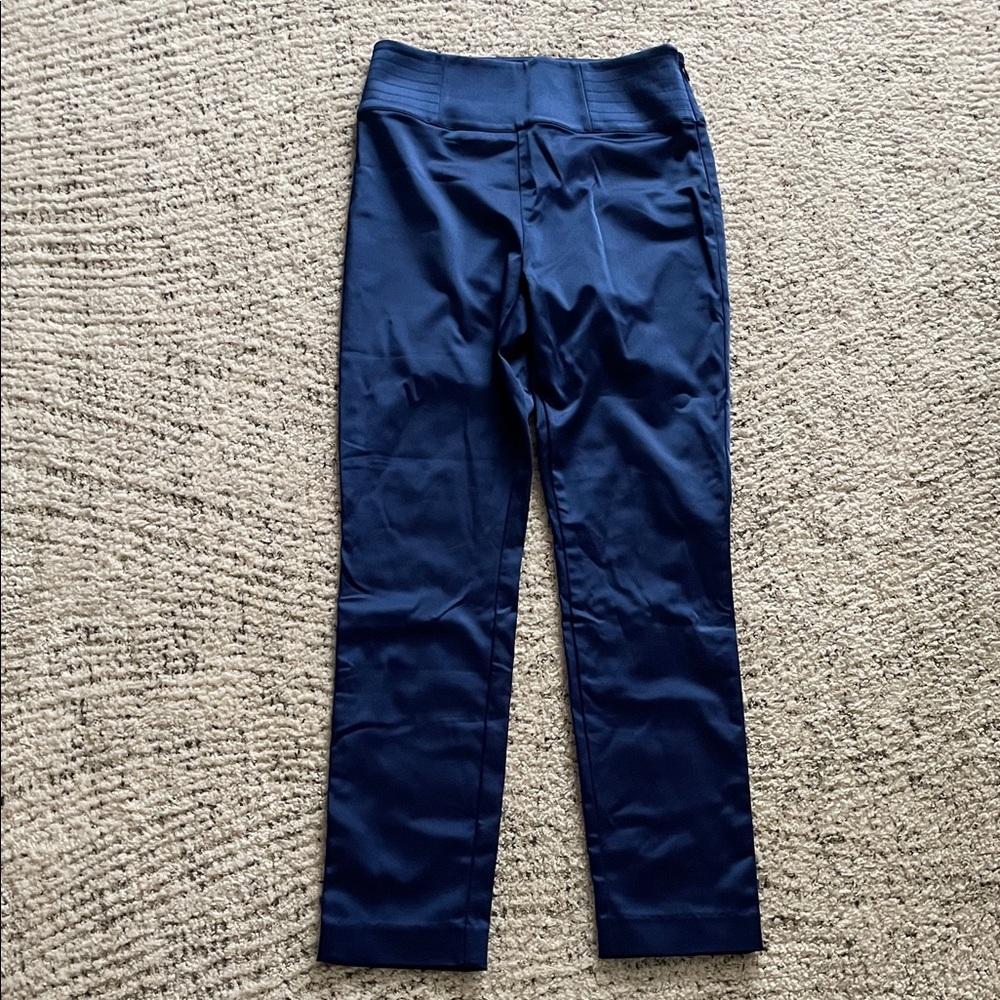 bebe Navy satin navy Pants 8